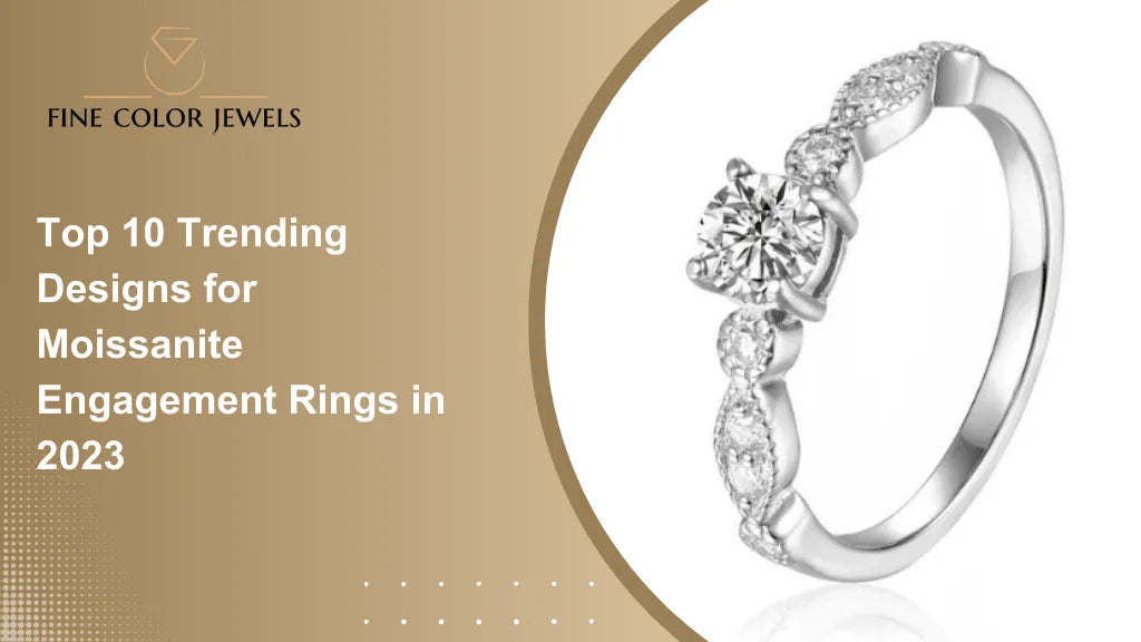 Moissanite engagement rings