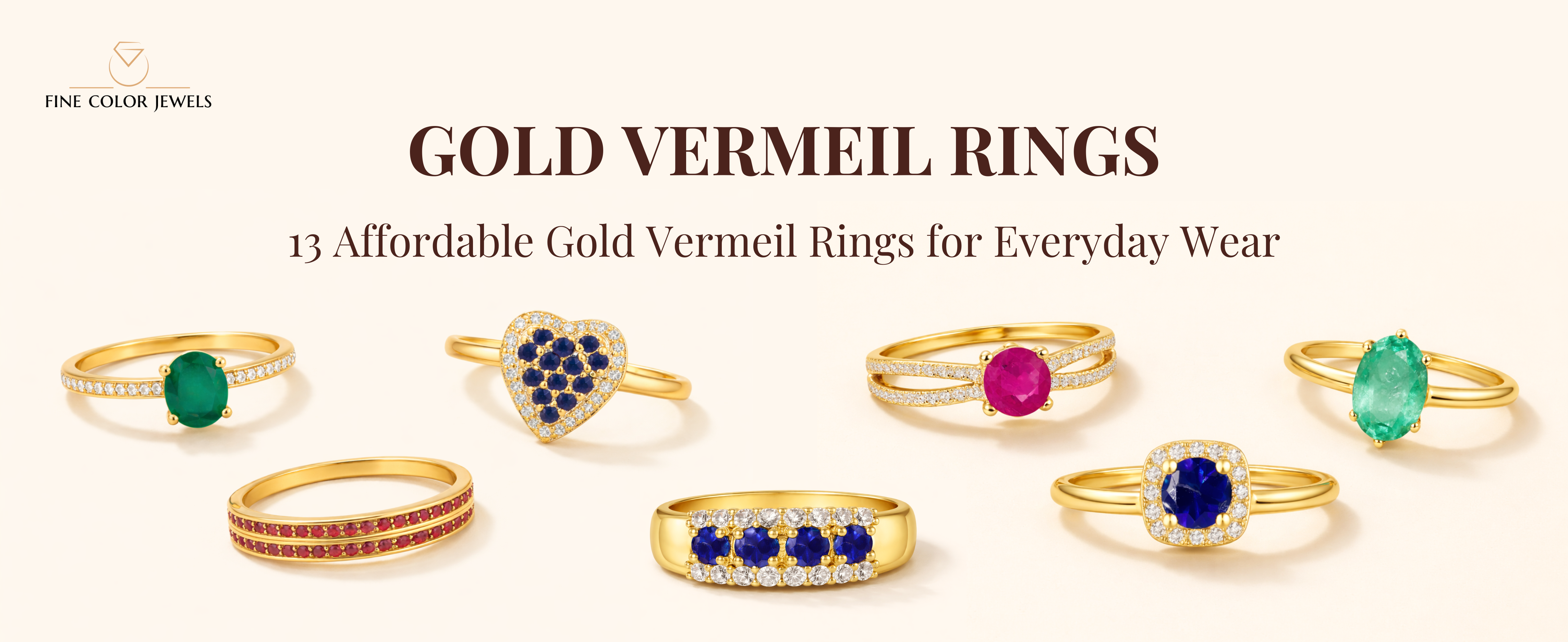 Top 13 Gold Vermeil Rings Crafted for Everyday Elegance