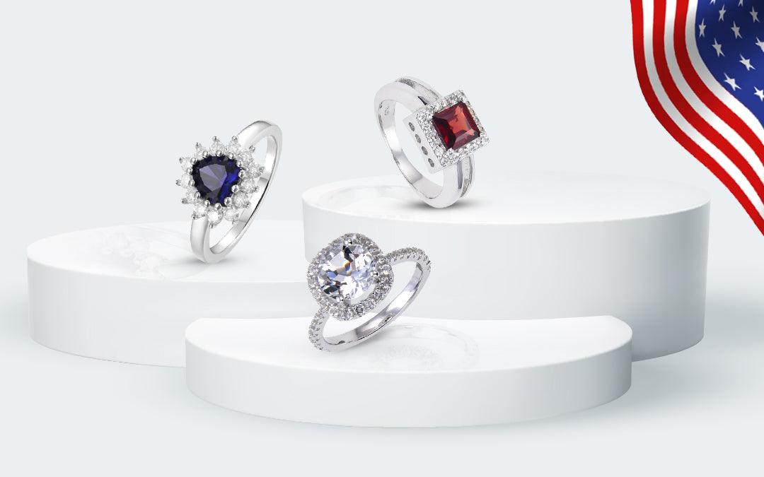 Freedom to Shine: 4th of July Jewelry Ideas - FineColorJewels