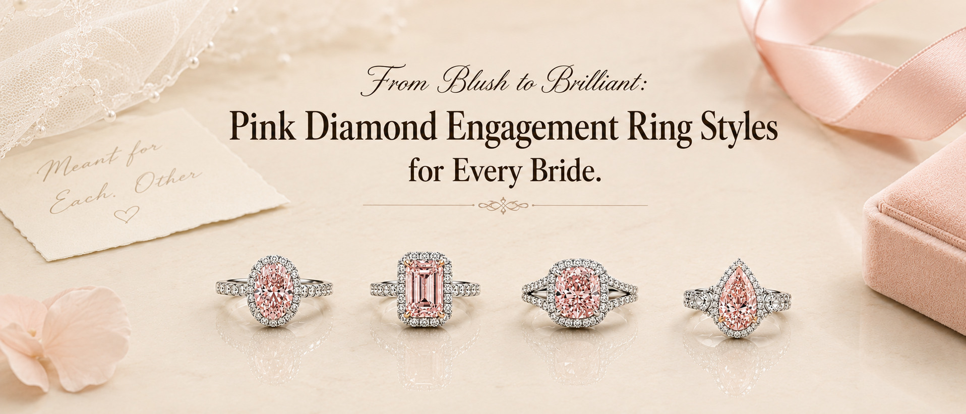 Pink Diamond Engagement Ring