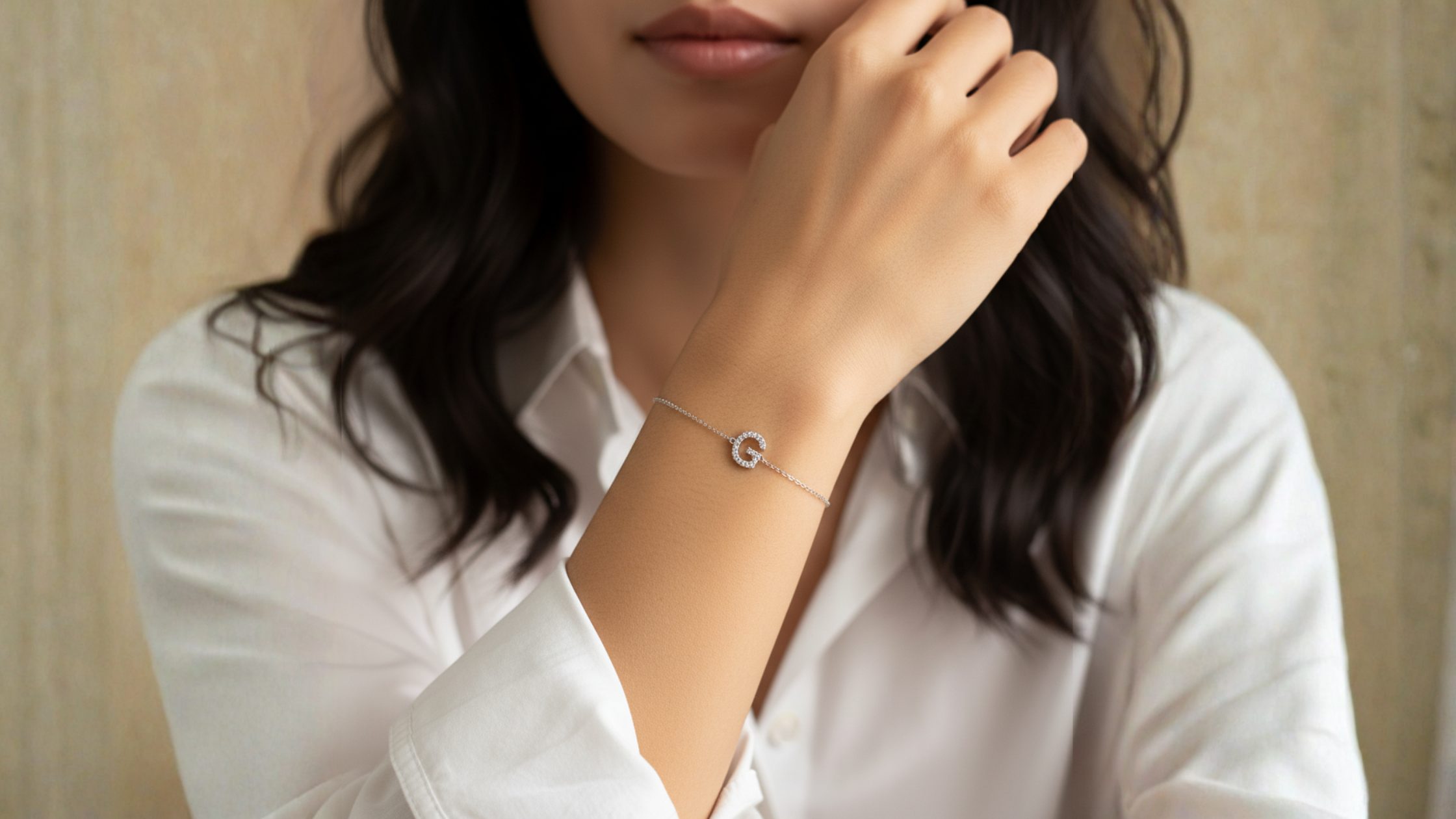 Best Way to Layer Your Letter Bracelet for a Chic and Personalized Look - Fine Color Jewels Letter Bracelet