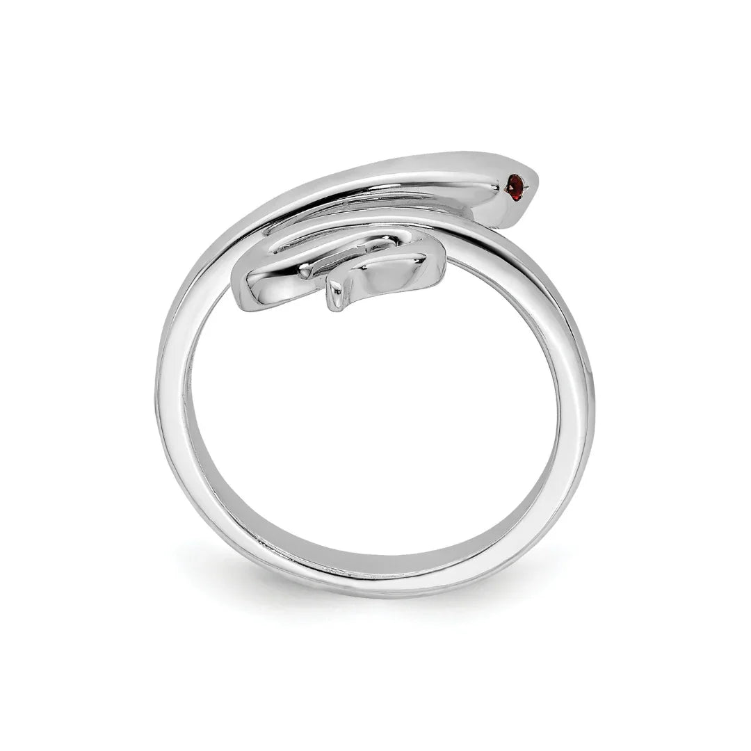 Silver Snake Toe Ring