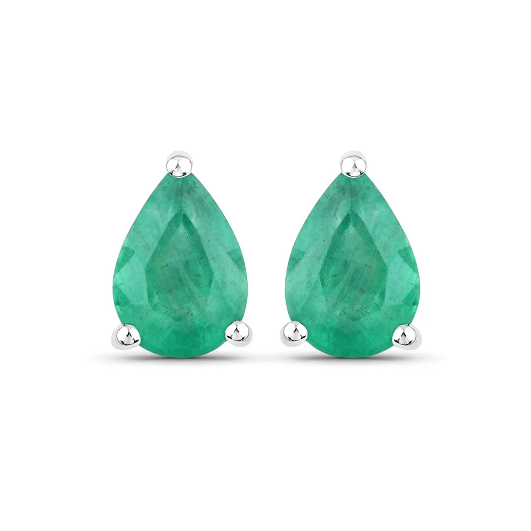 Genuine Zambian 10k Gold Teardrop Earrings Stud
