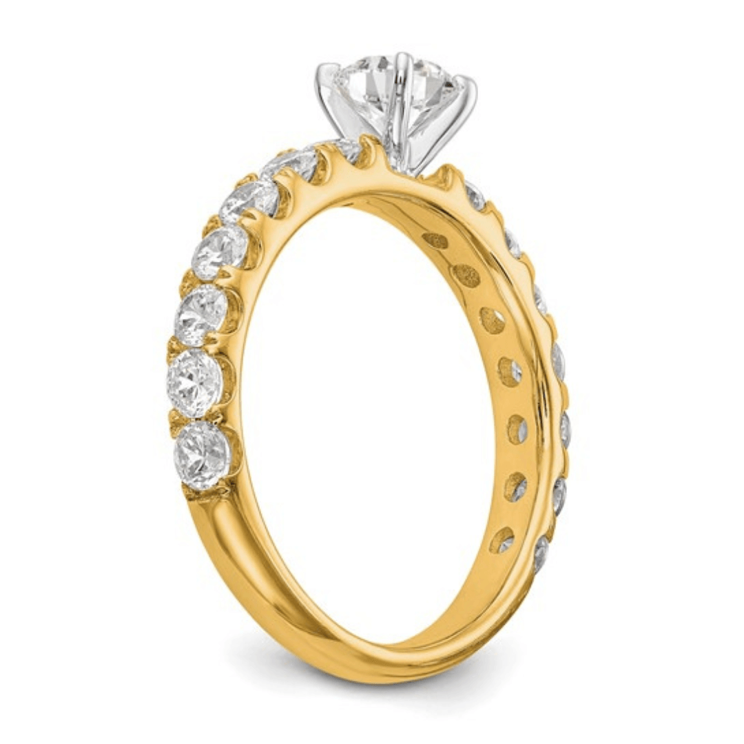 lab created diamond ring