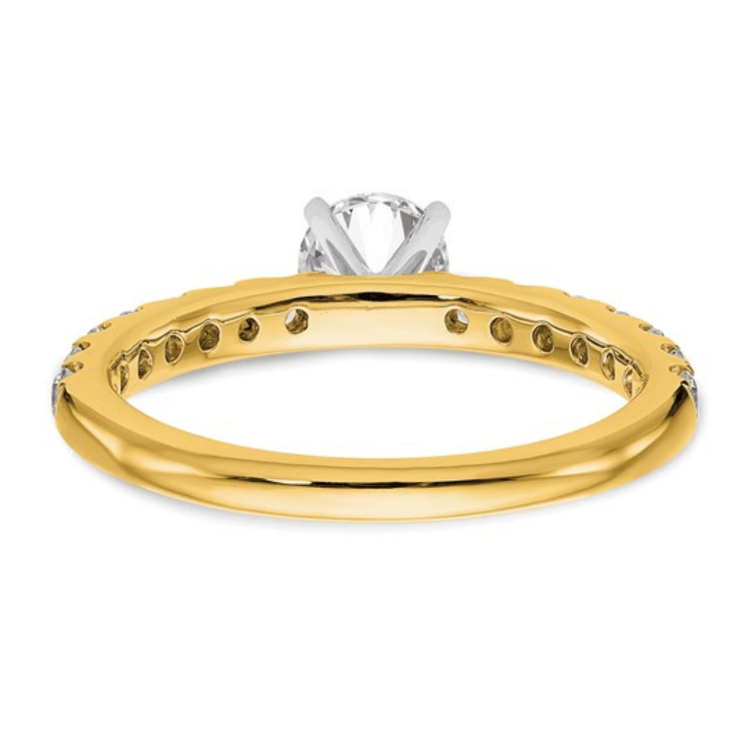 lab grown diamond pave ring design