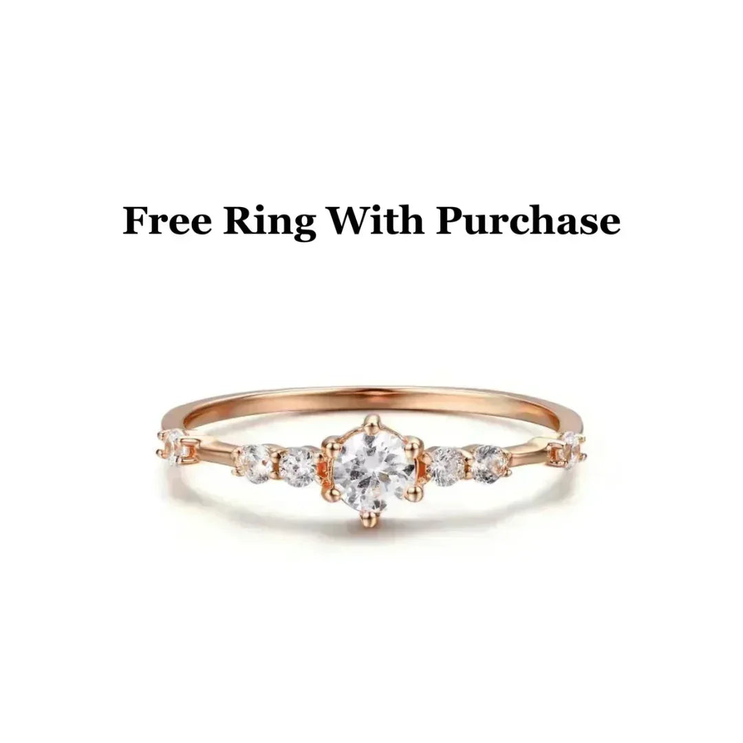 Natural Amethyst and Lab Diamond Halo Ring