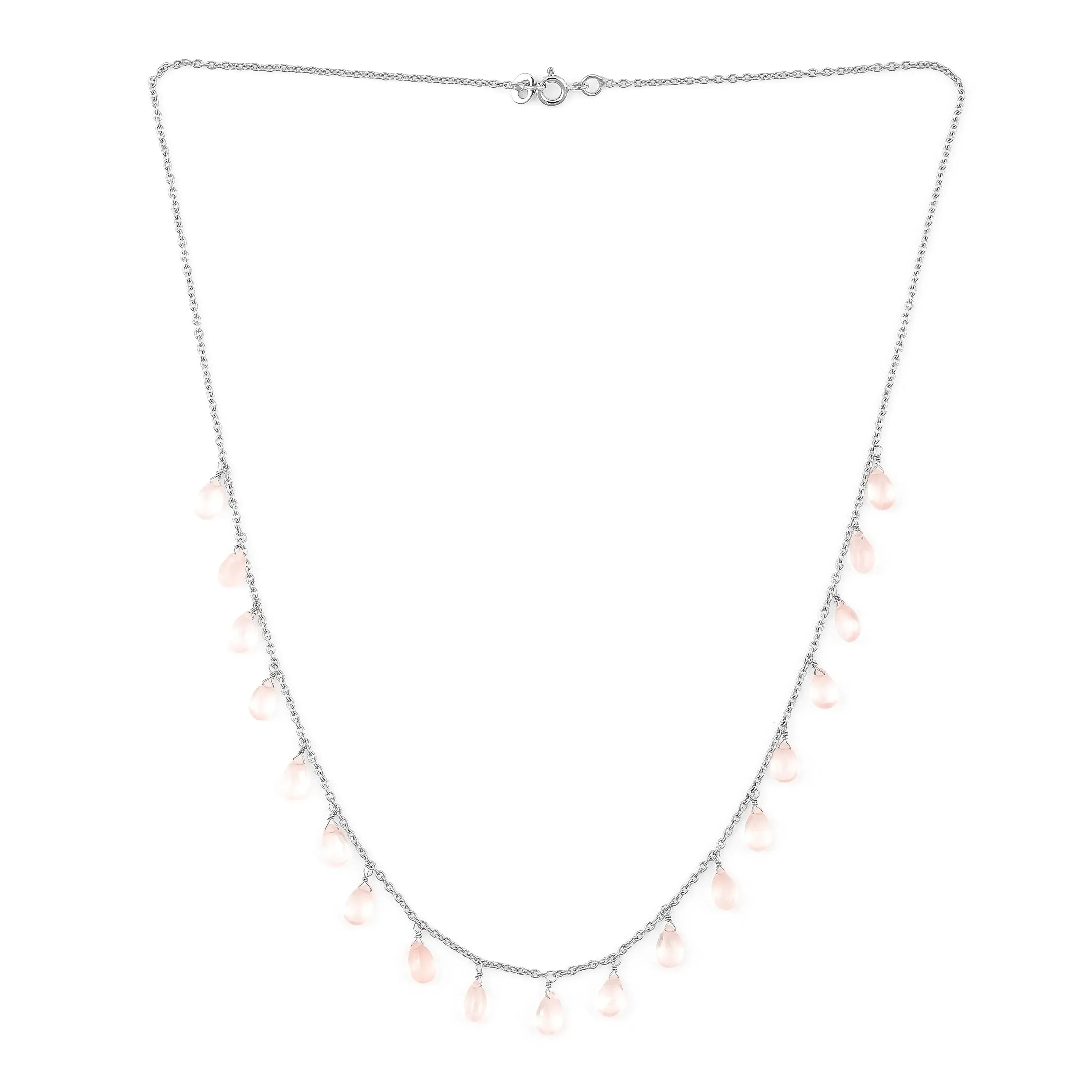 Rose Quartz Layer Necklace