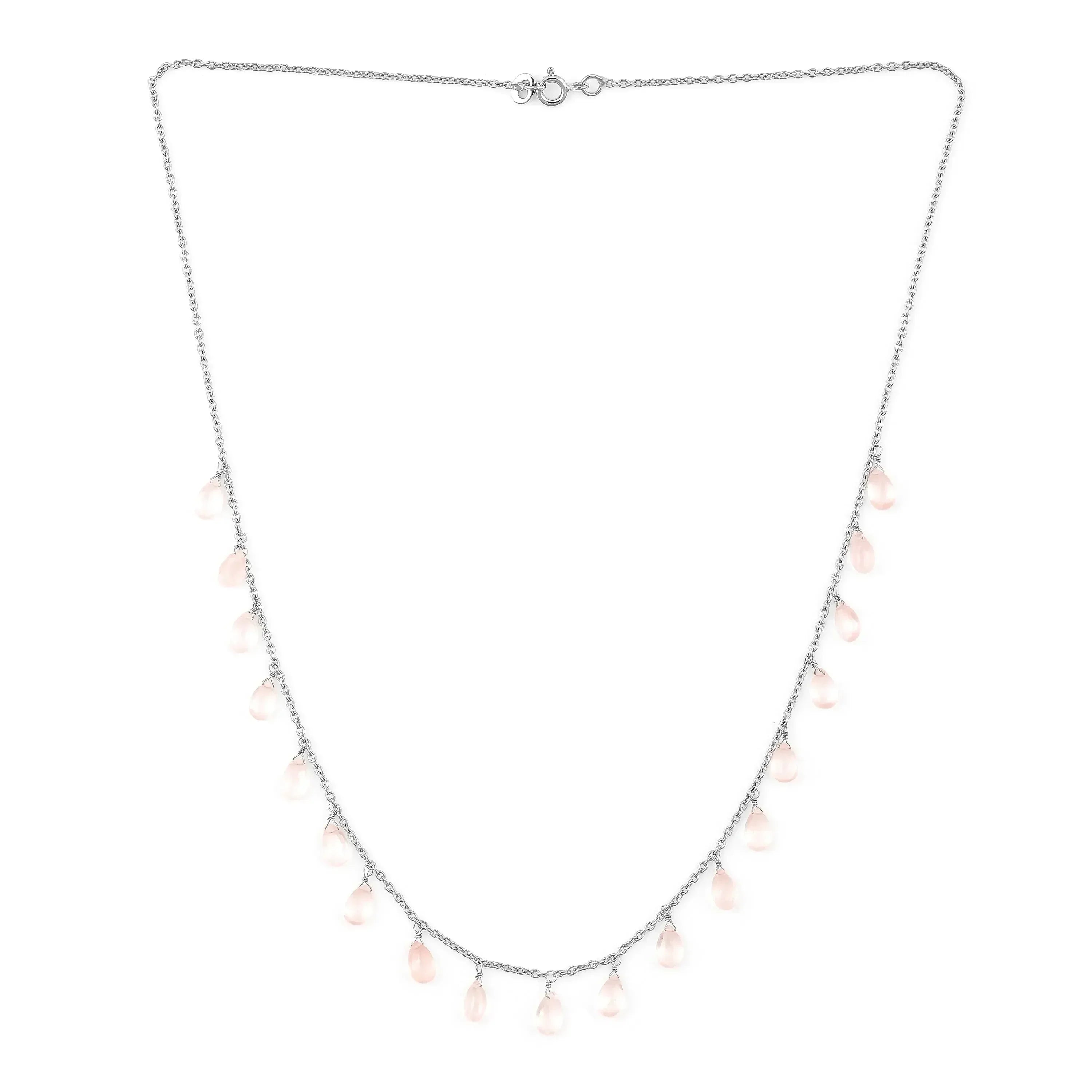 Rose Quartz Layer Necklace