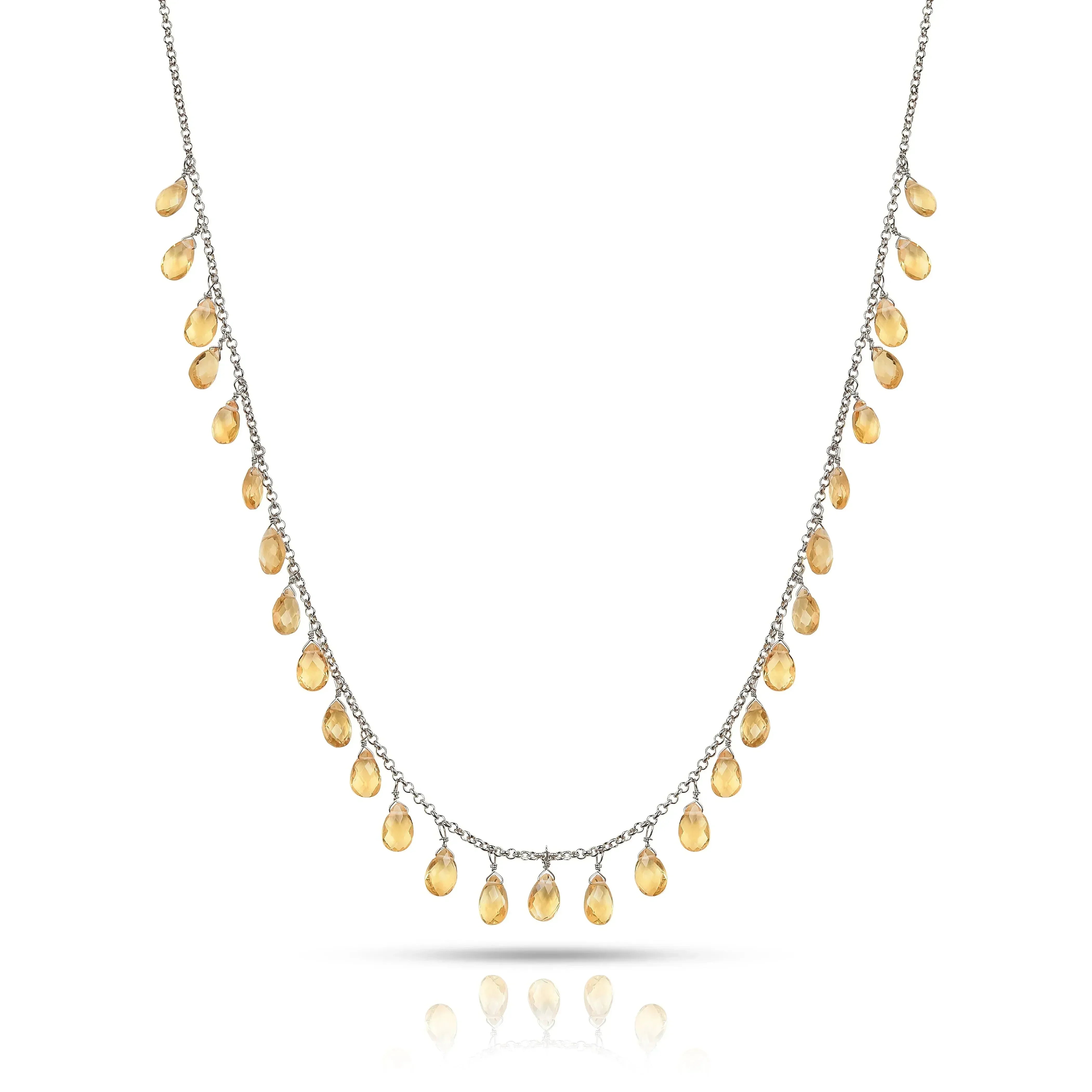 Citrine Layer Necklaces