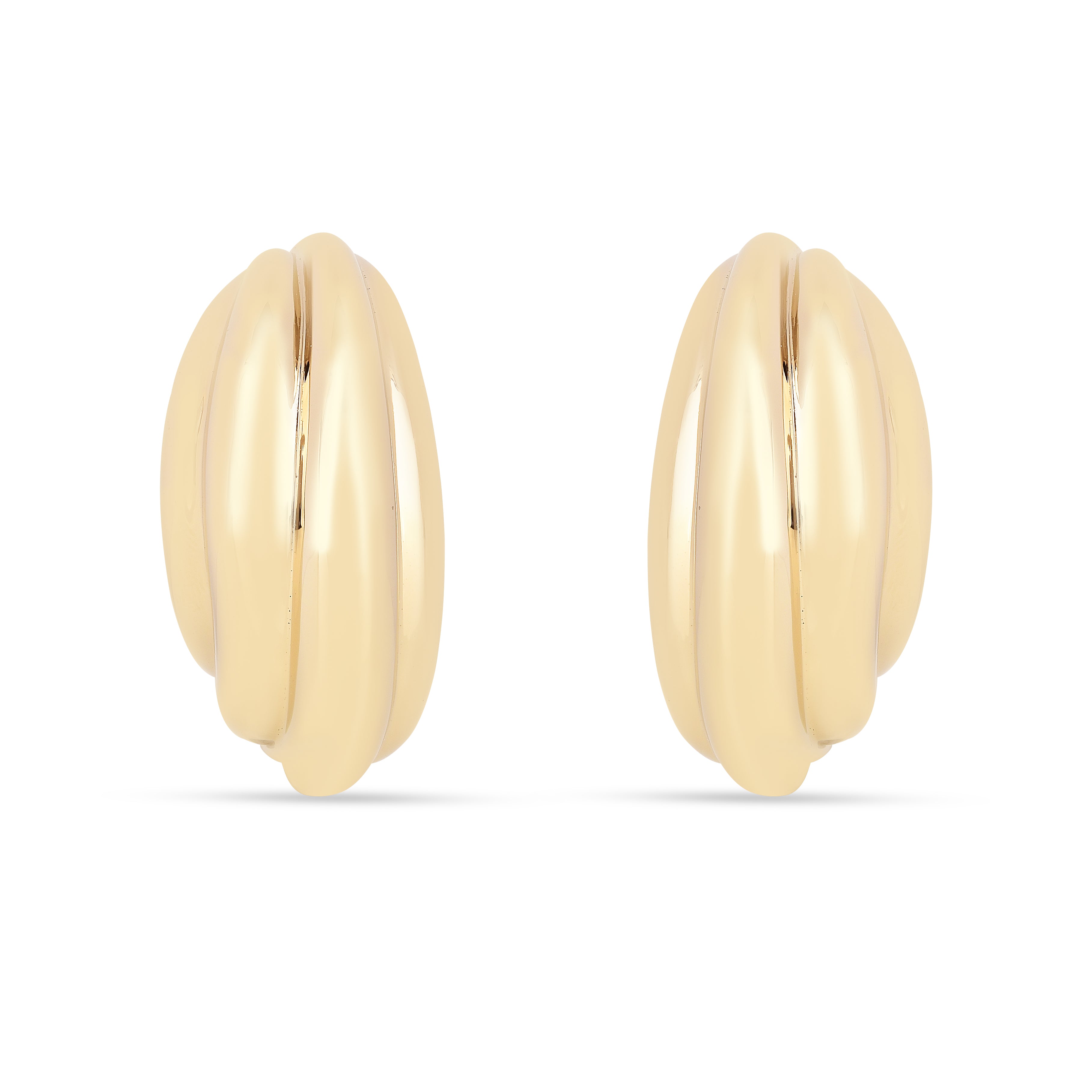 18K Gold Vermeil Layered Hoop Earrings