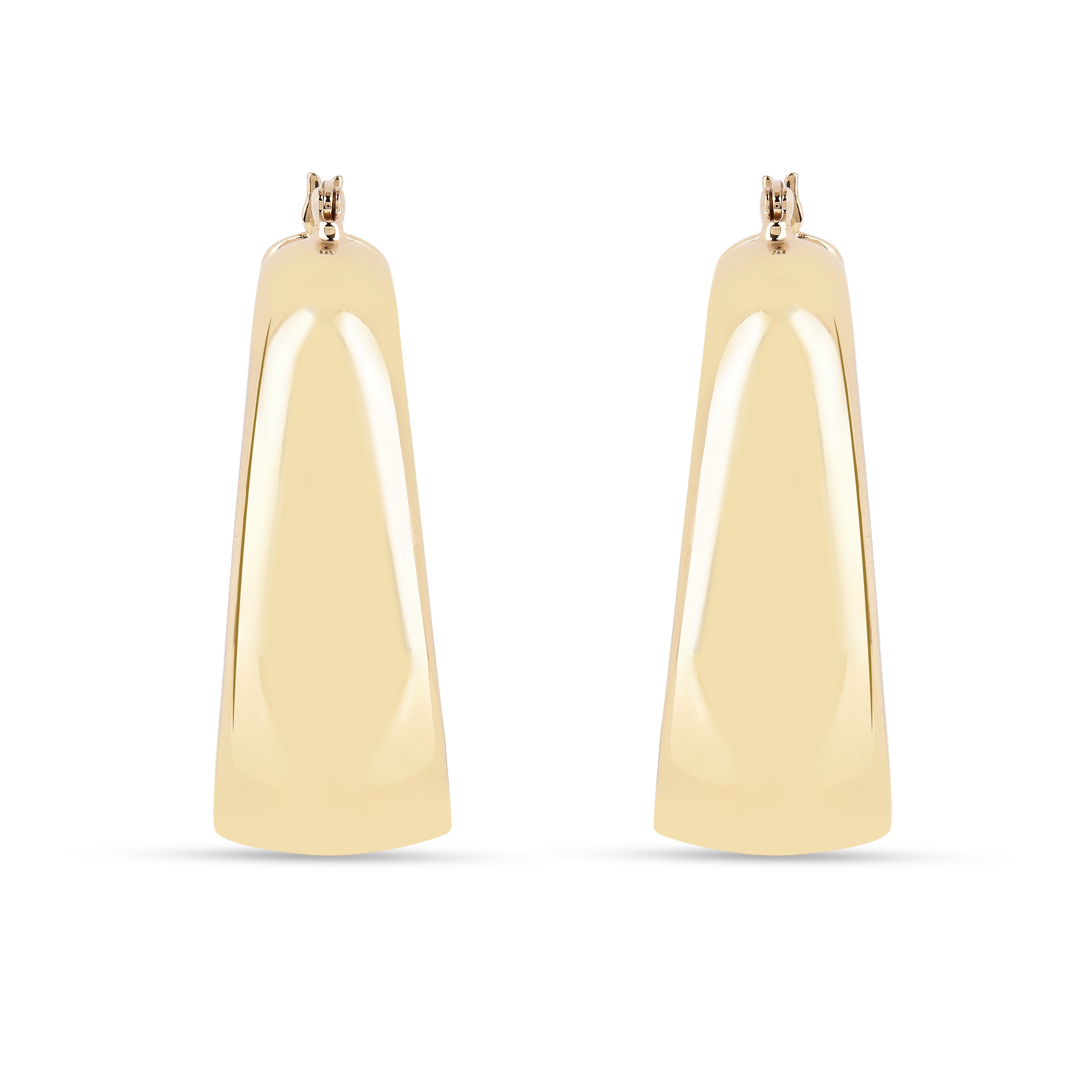 18K Gold Vermeil Large Hoop Earrings