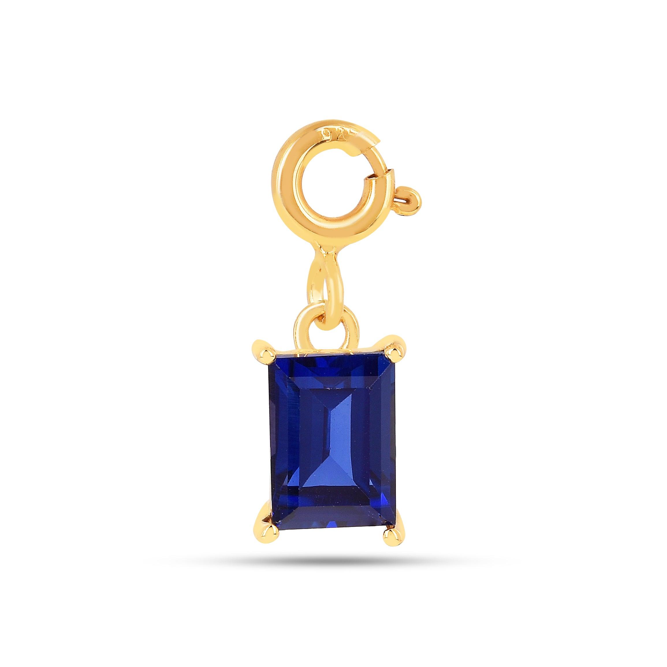 sapphire charm