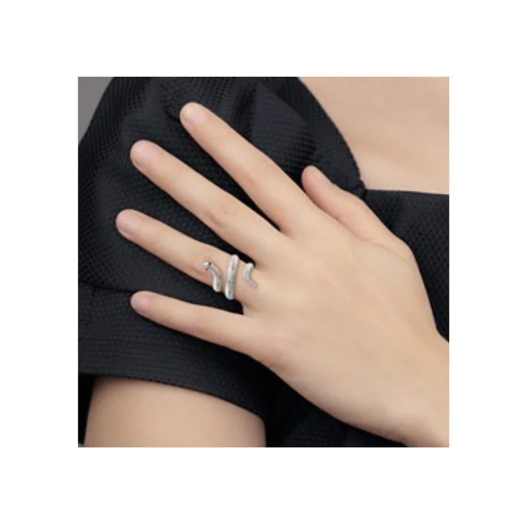 Sterling Silver Snake Ring