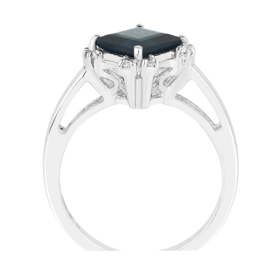 Natural London Blue Topaz Ring