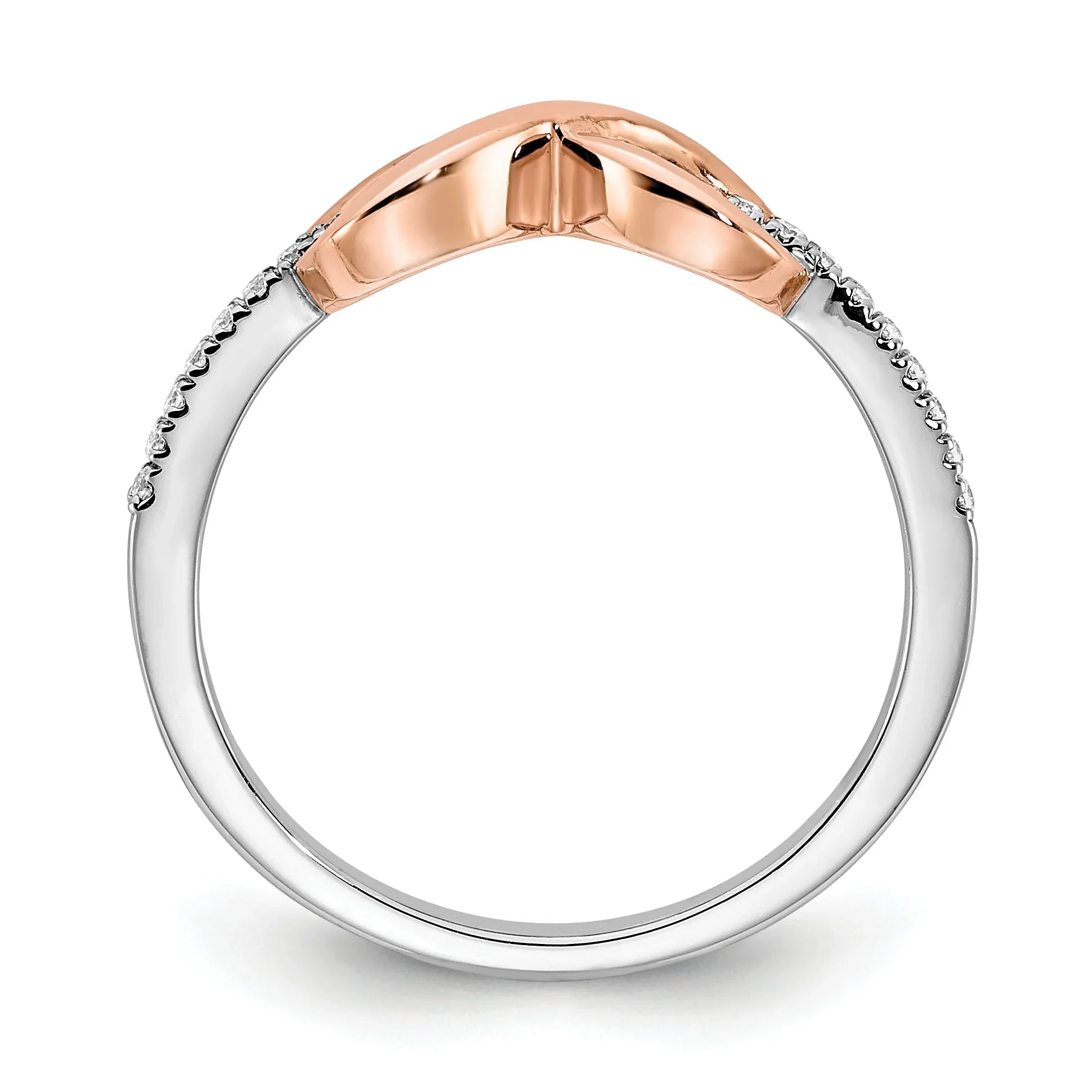10K Gold Infinity Diamond Ring Fine Color Jewels 10k Gold Infinity ring, gold infinity ring, infinity ring, QG