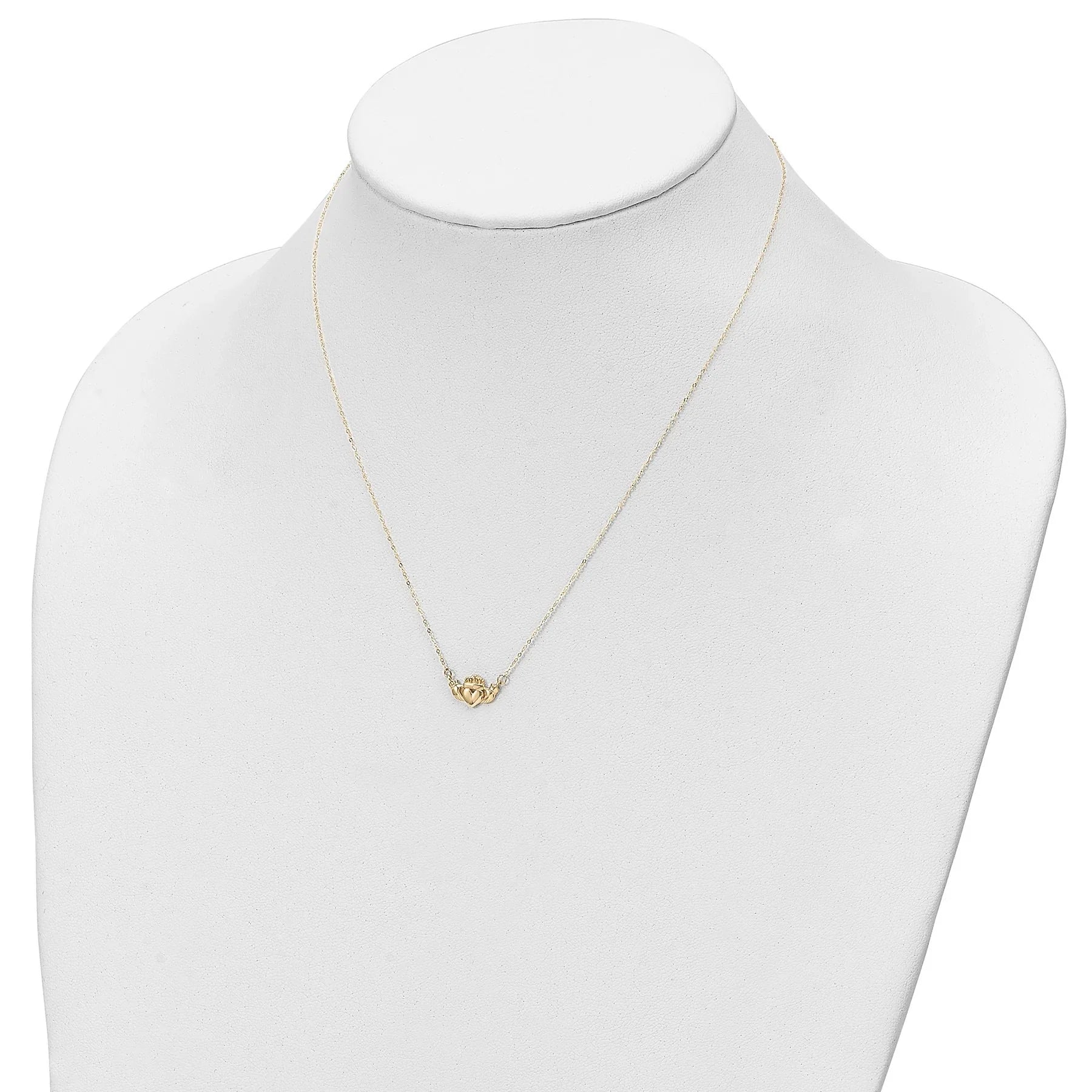 14k Gold Irish Claddagh Necklace Fine Color Jewels 14k gold claddagh necklace, claddagh necklace, claddagh necklace yellow gold, claddagh pendant, claddagh pendant gold, claddagh pendant gold claddagh gold necklace, gold claddagh cross necklace, gold claddagh necklace, irish claddagh necklace, irish claddagh necklace gold, QG