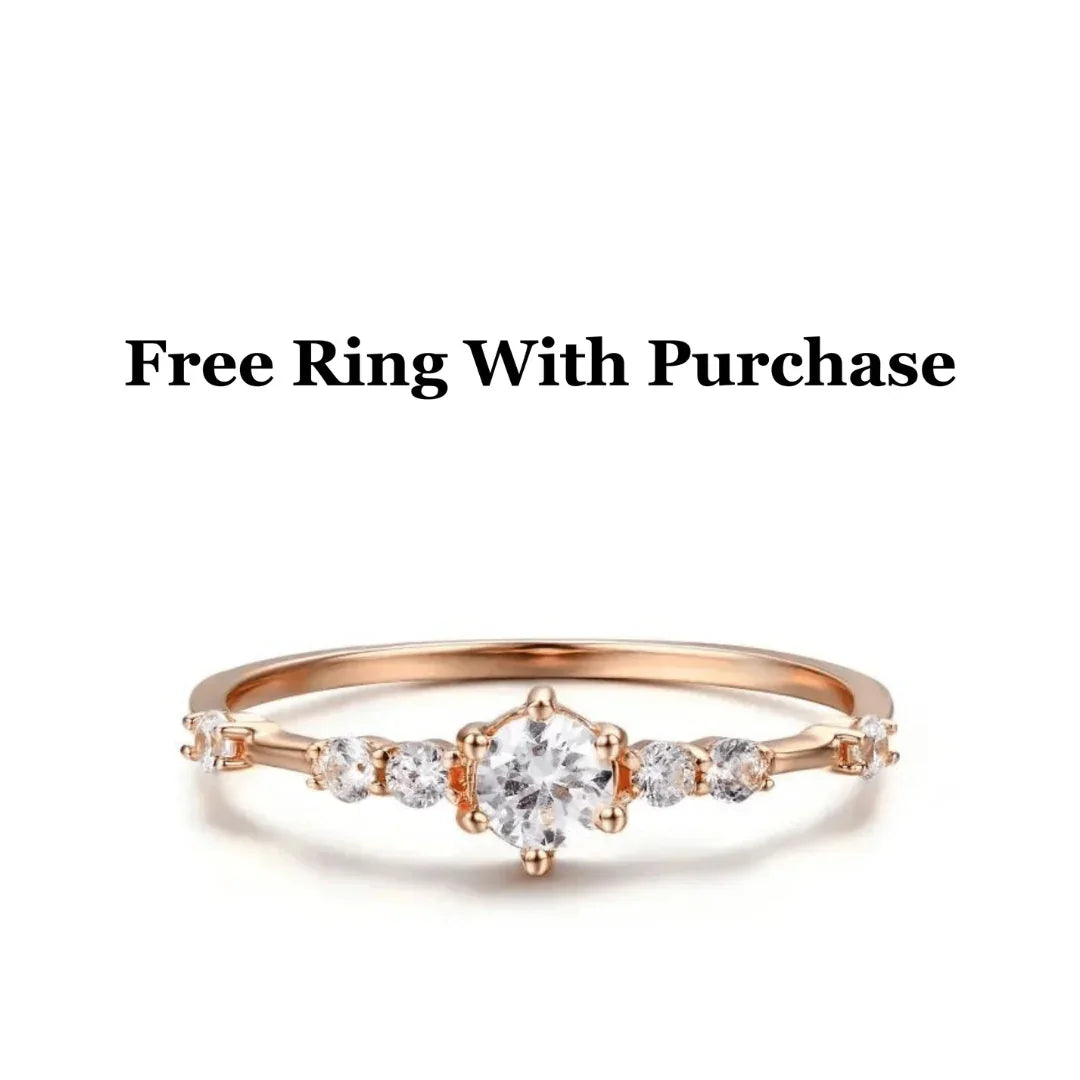 10K Gold Blue Sapphire And Diamond Three Stone Ring