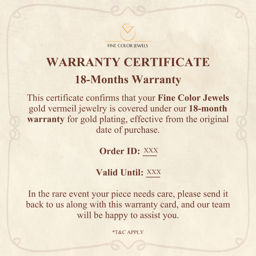 22k Gold Vermeil Genuine Spessartite Garnet Solitaire Ring Fine Color Jewels