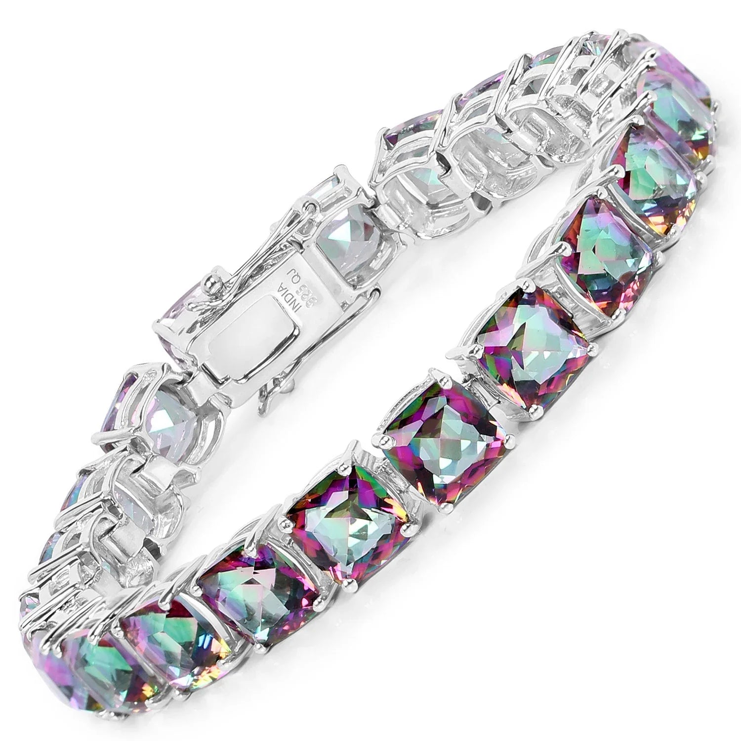 Genuine Rainbow Quartz Bracelet