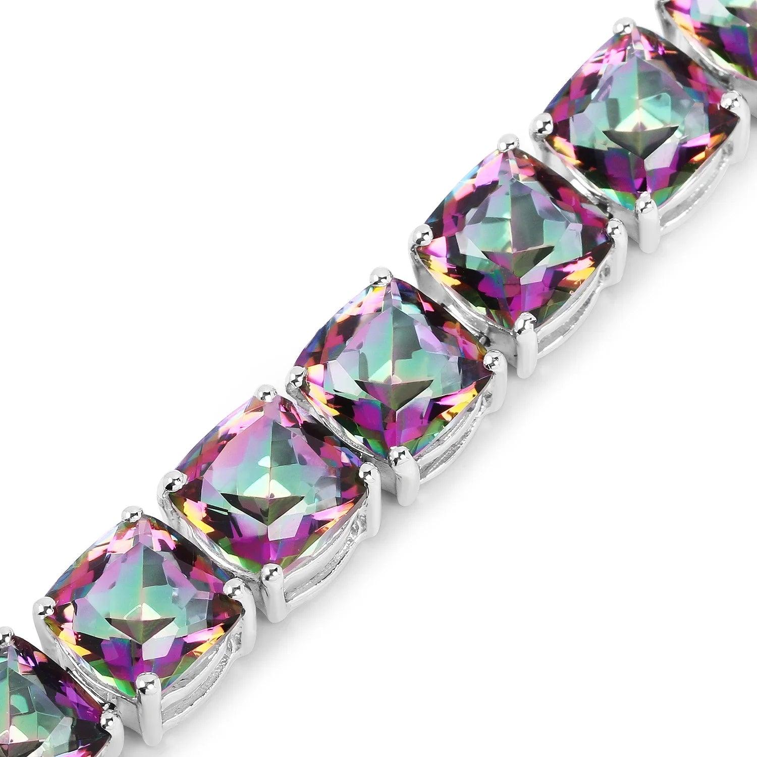Genuine Rainbow Quartz Bracelet