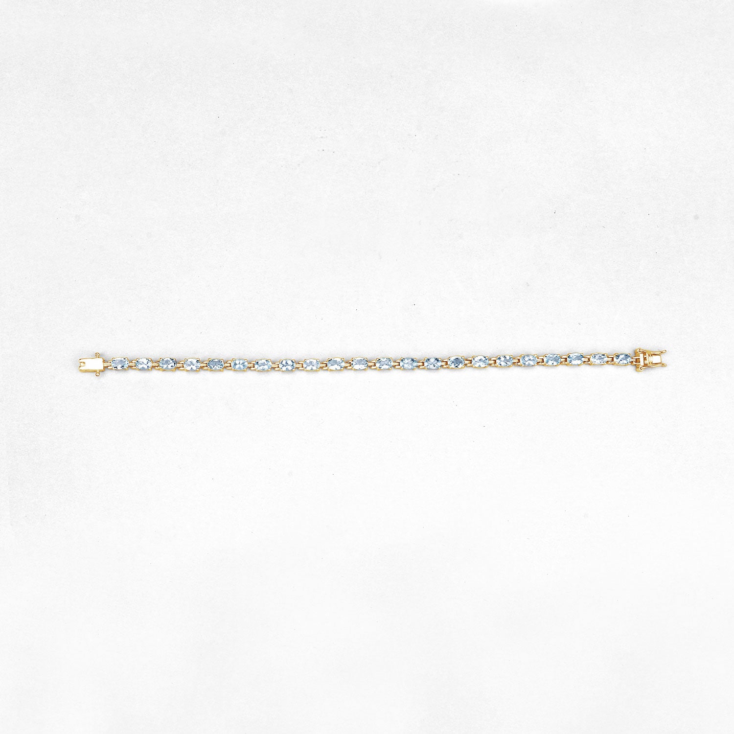 Silver Blue Topaz Bracelet