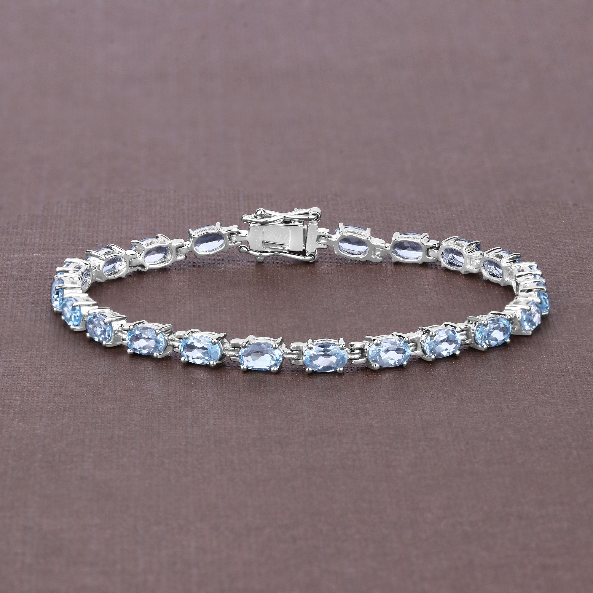 Natural Blue Topaz Bracelet