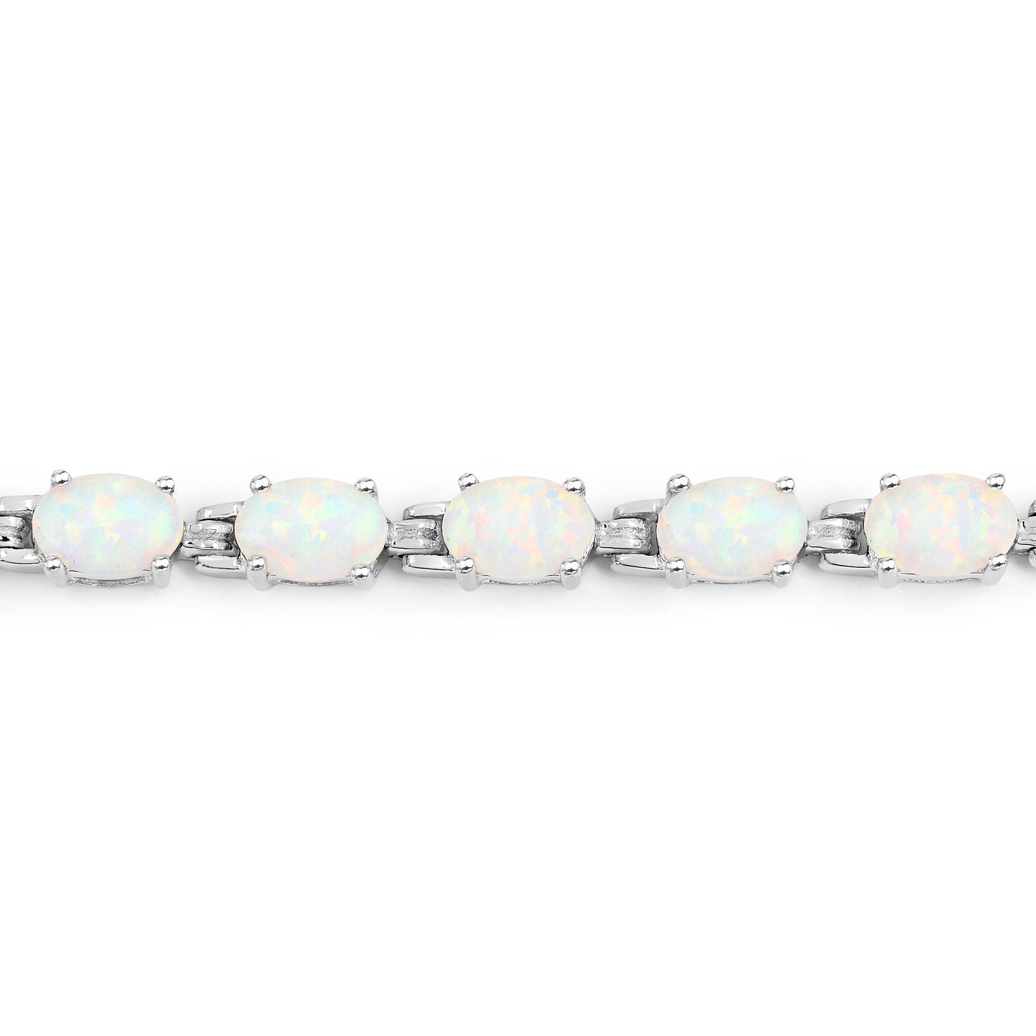 Genuine Opal Tennis Bracelet