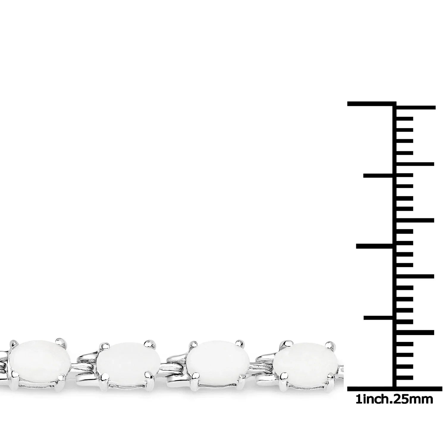 Genuine Opal Tennis Bracelet