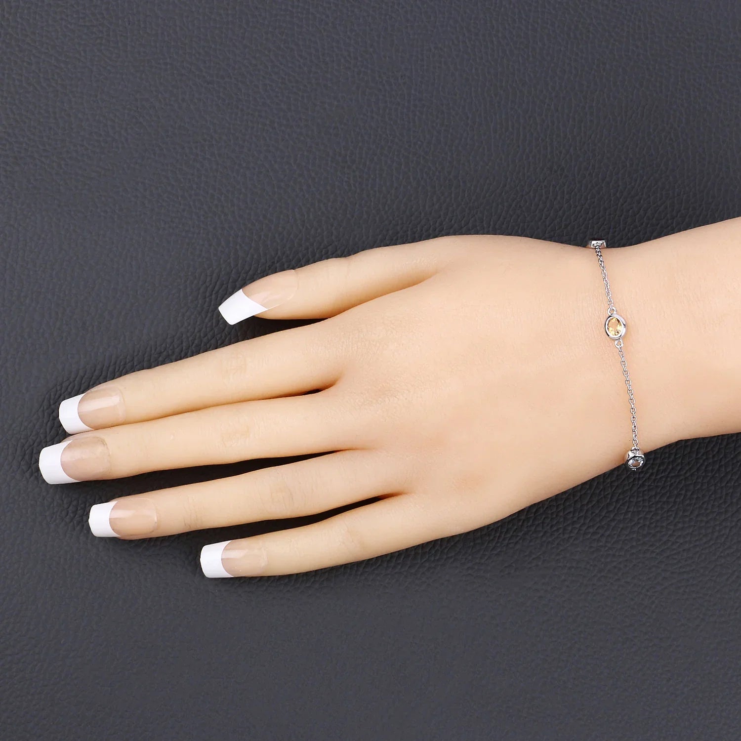 Genuine Multi Stones By The Yard Bracelet