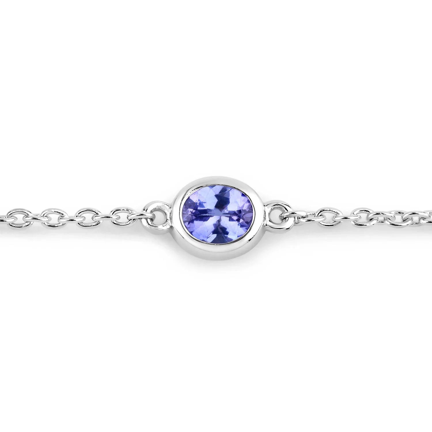 Genuine Purple Tanzanite By The Yard Bracelet