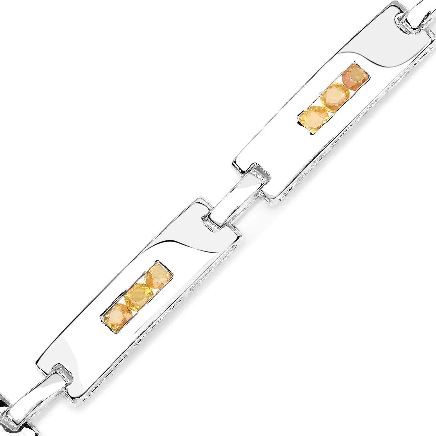 Genuine Yellow Sapphire Tennis Bracelet