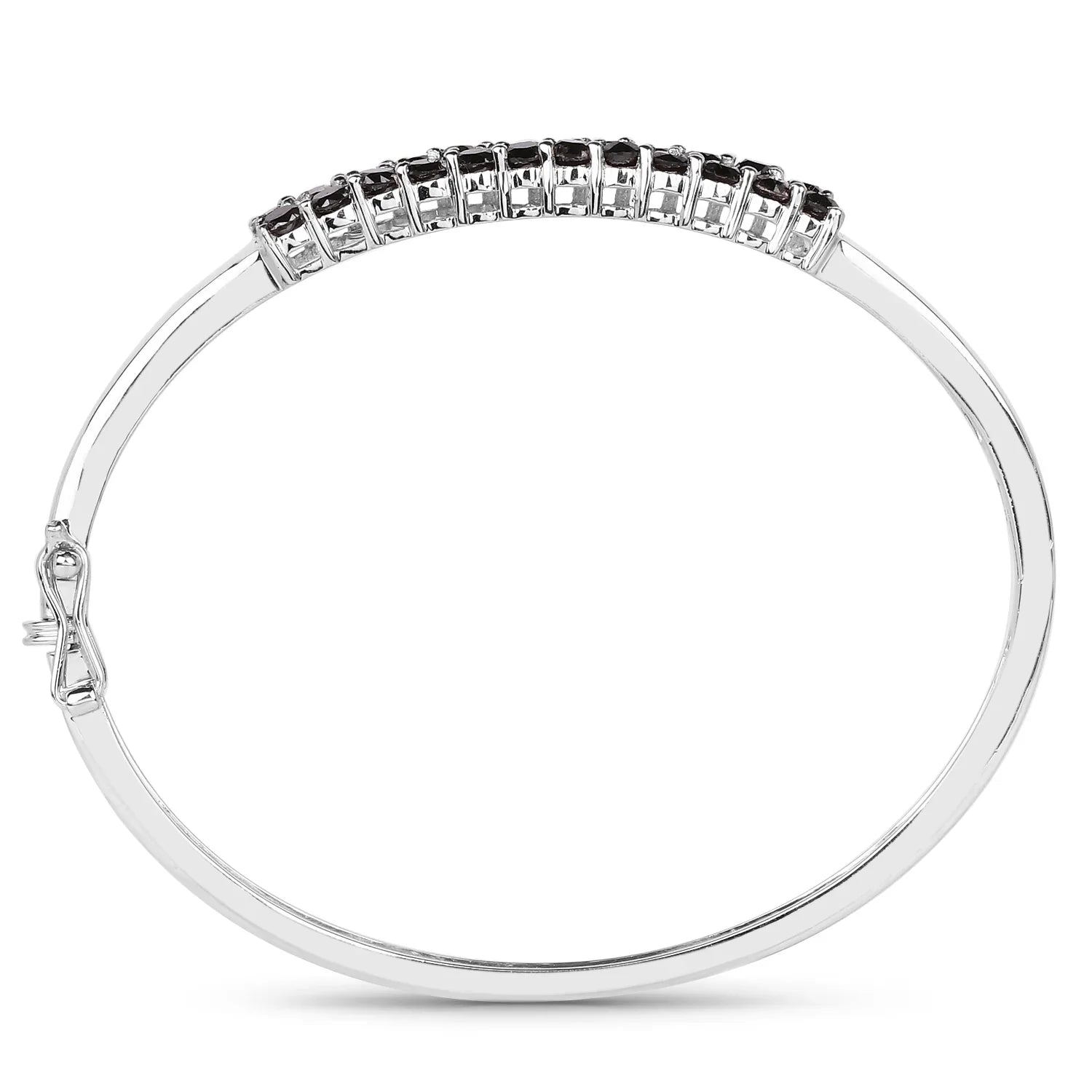 Natural Black Diamond Bangle