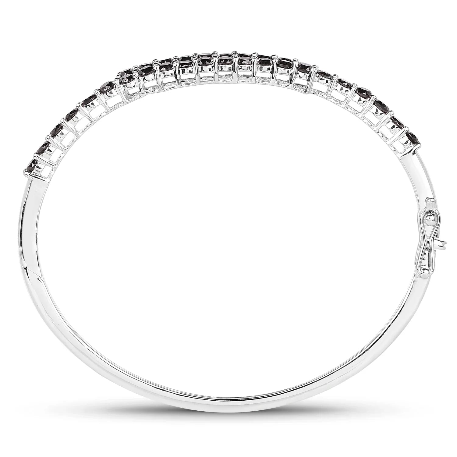 Genuine Black Bangle Diamond Bracelet