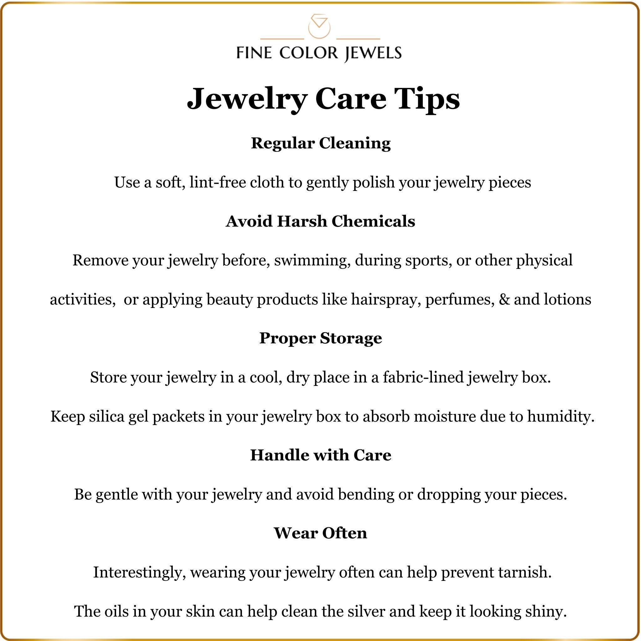 tips to maintain silver jewelry