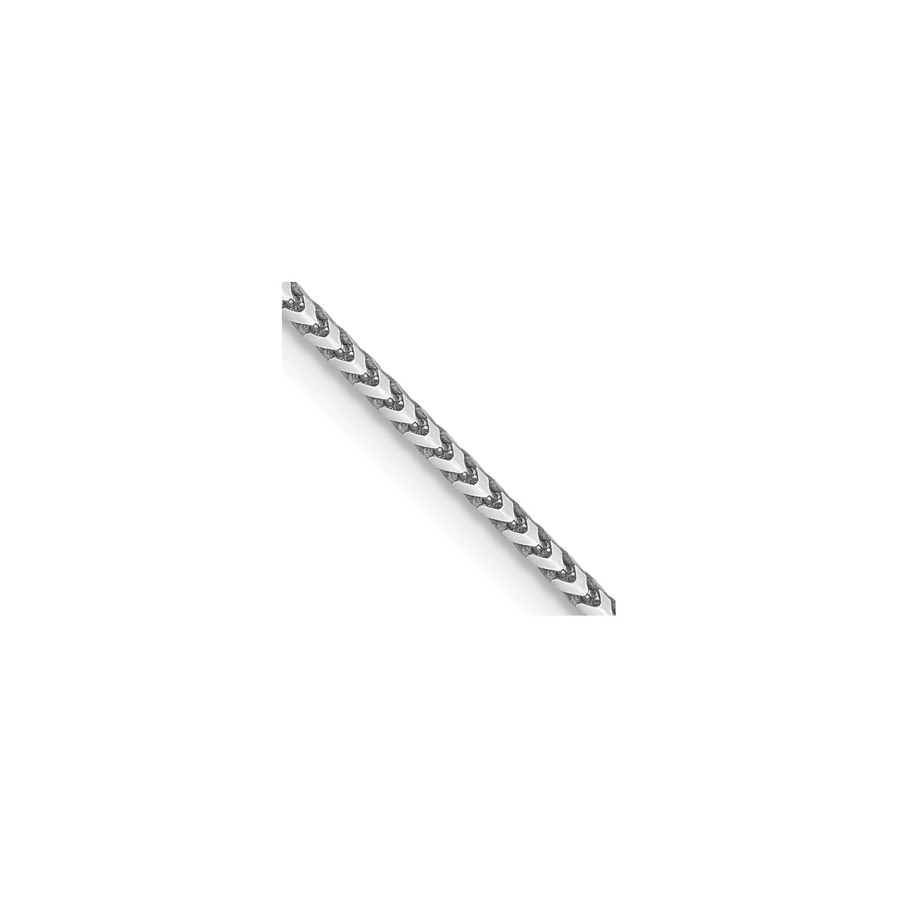14K White Gold Franco 1.1 mm Chain 18-inch