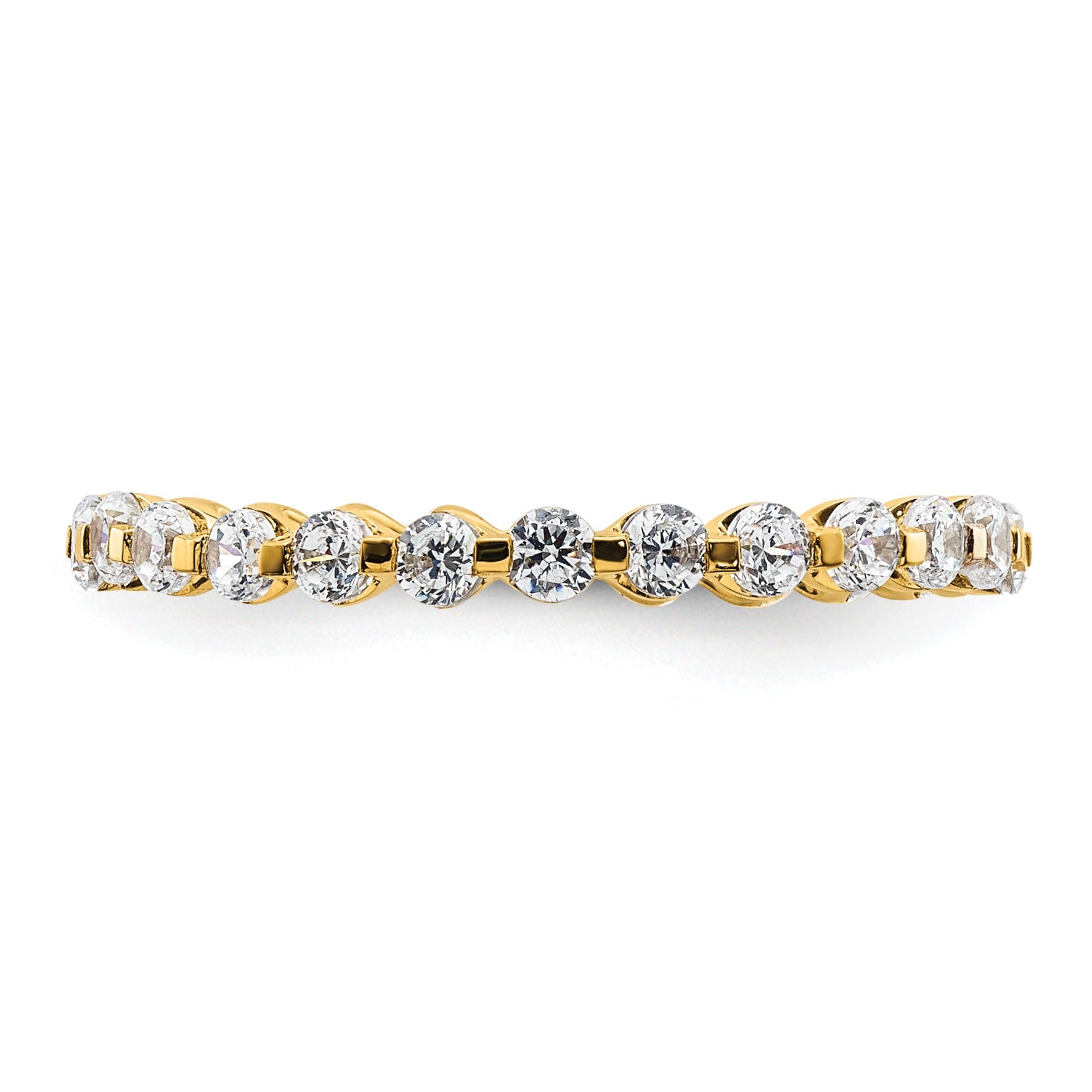 14k Gold Lab Grown Diamond Eternity Band Ring