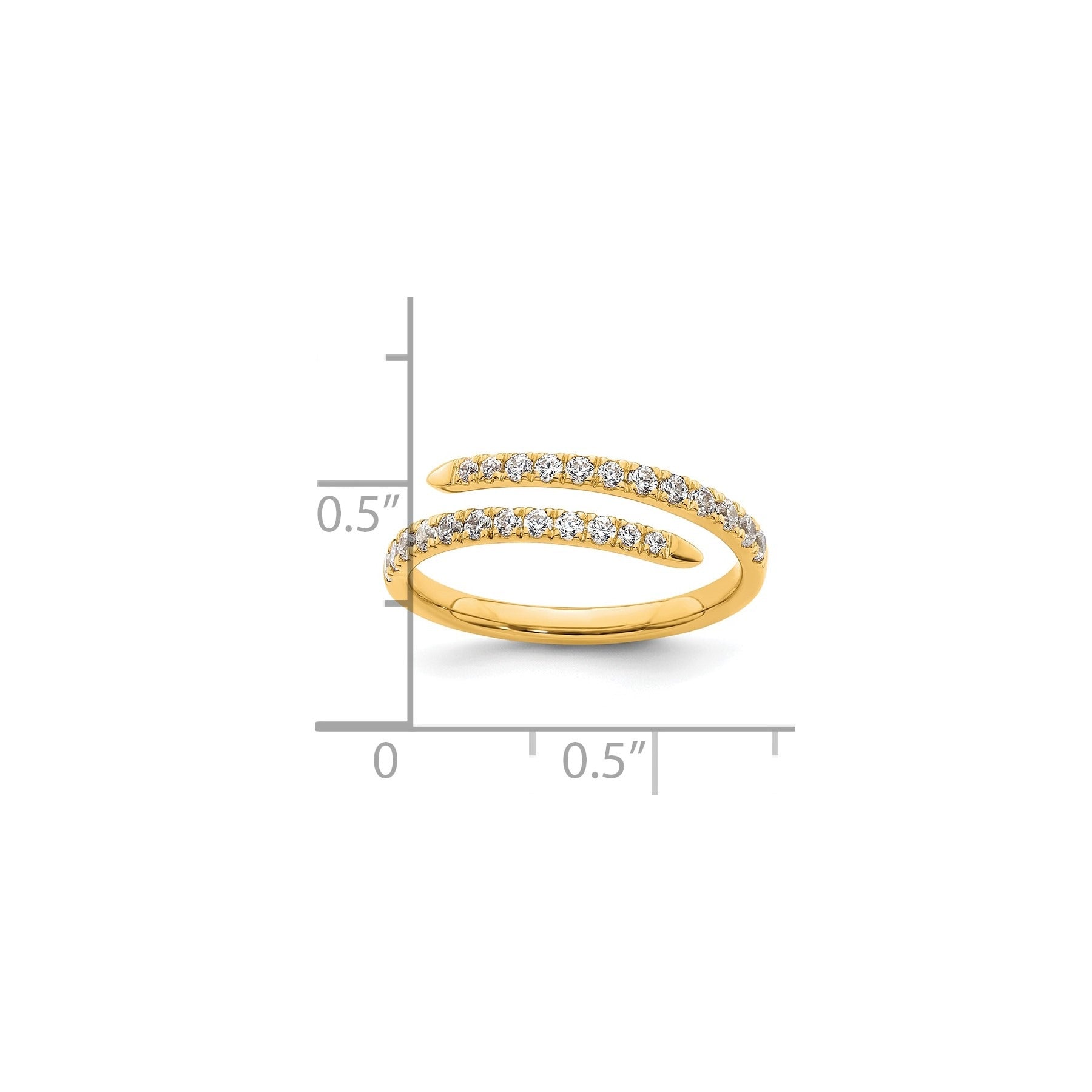 14k Gold Lab Grown Diamond Fashion Bands