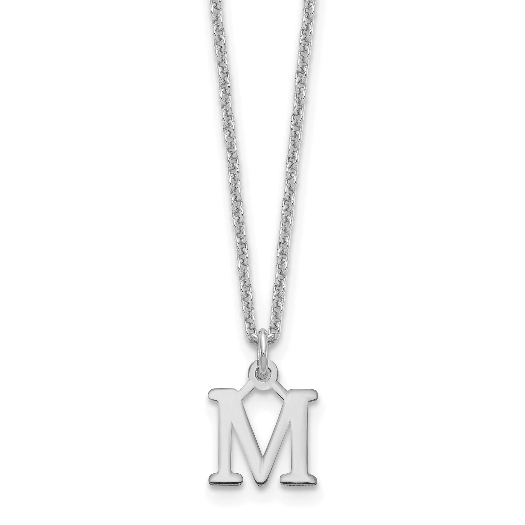 10K God Letters Initial Necklaces