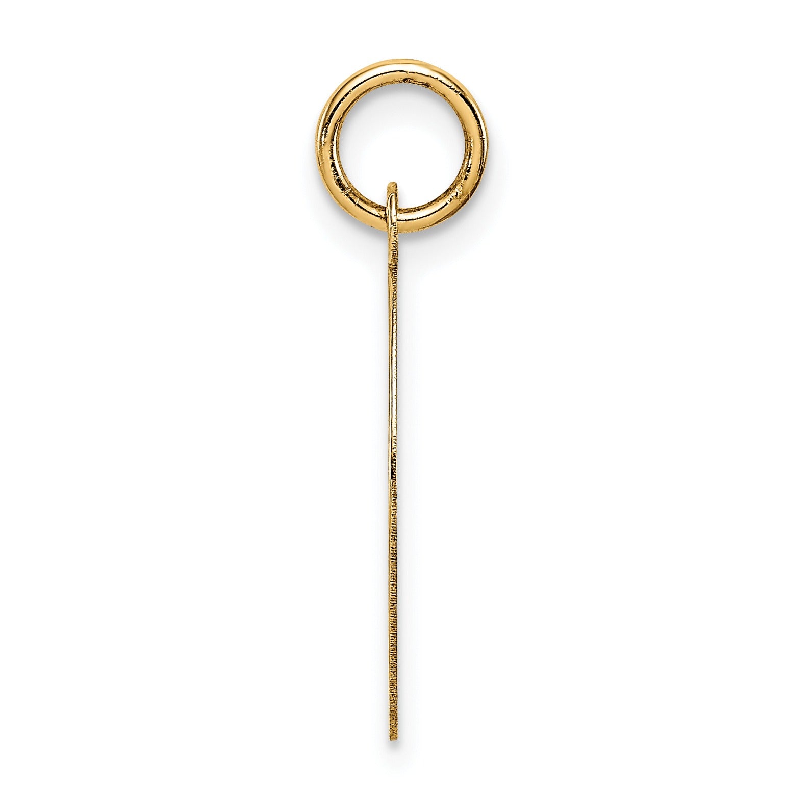 14K MIZPAH COIN 2-piece Round Charm Fine Color Jewels