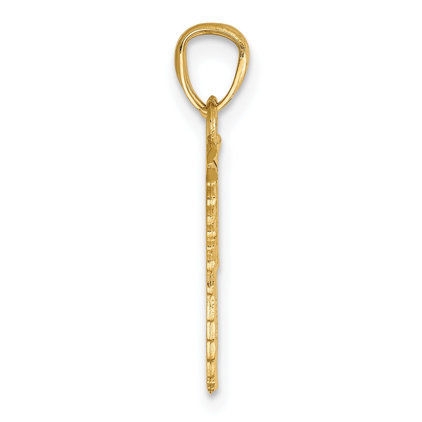 14k Gold Two-Piece Break-Apart Wings Pendant Fine Color Jewels