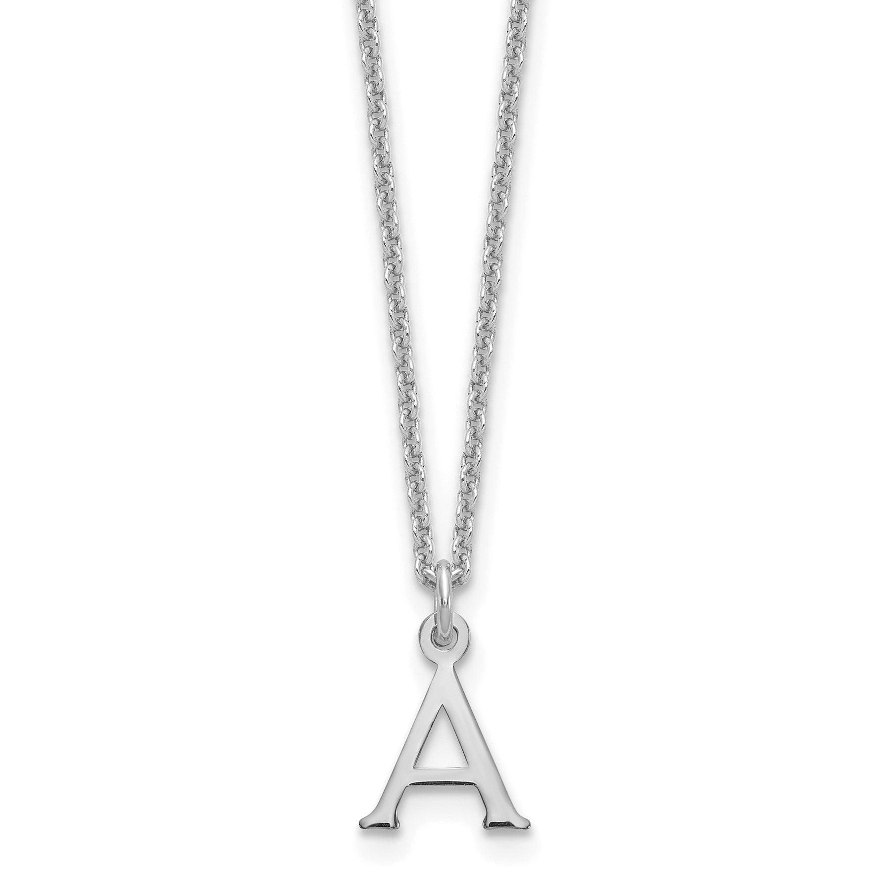 10K God Letters Initial Necklaces