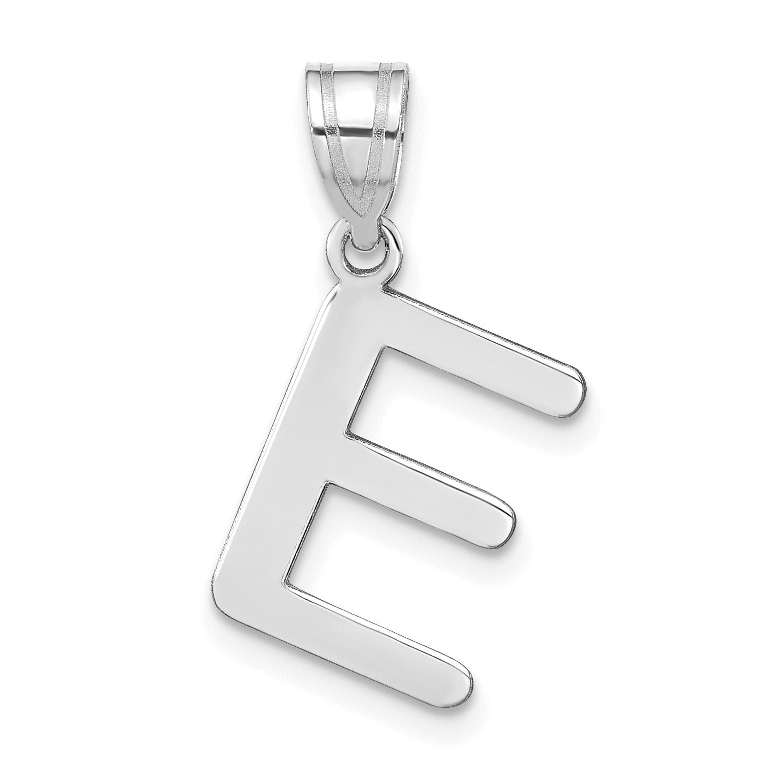 14K Gold Bubble Letter Initial Pendant Fine Color Jewels
