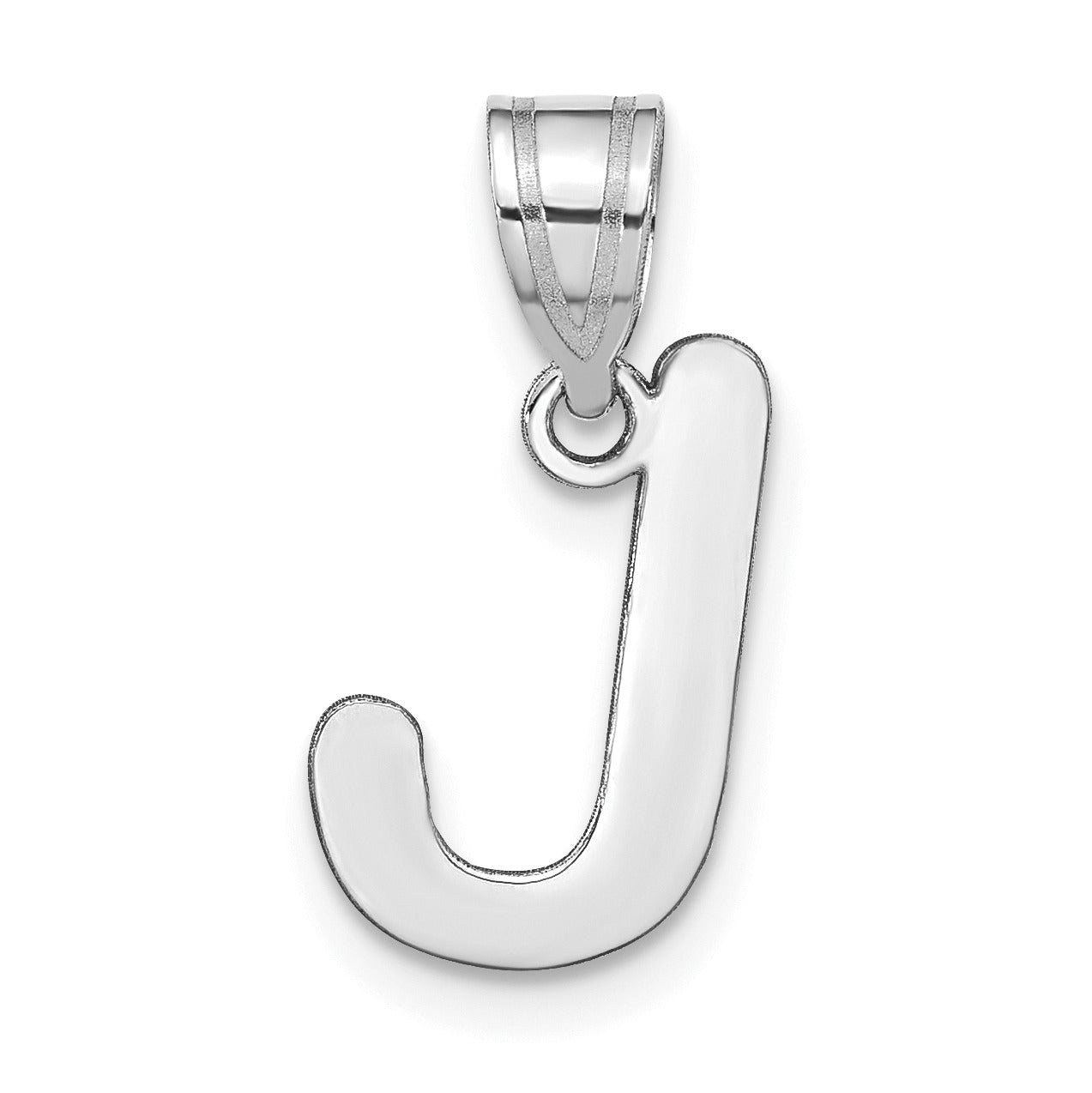 14K Gold Bubble Letter Initial Pendant Fine Color Jewels