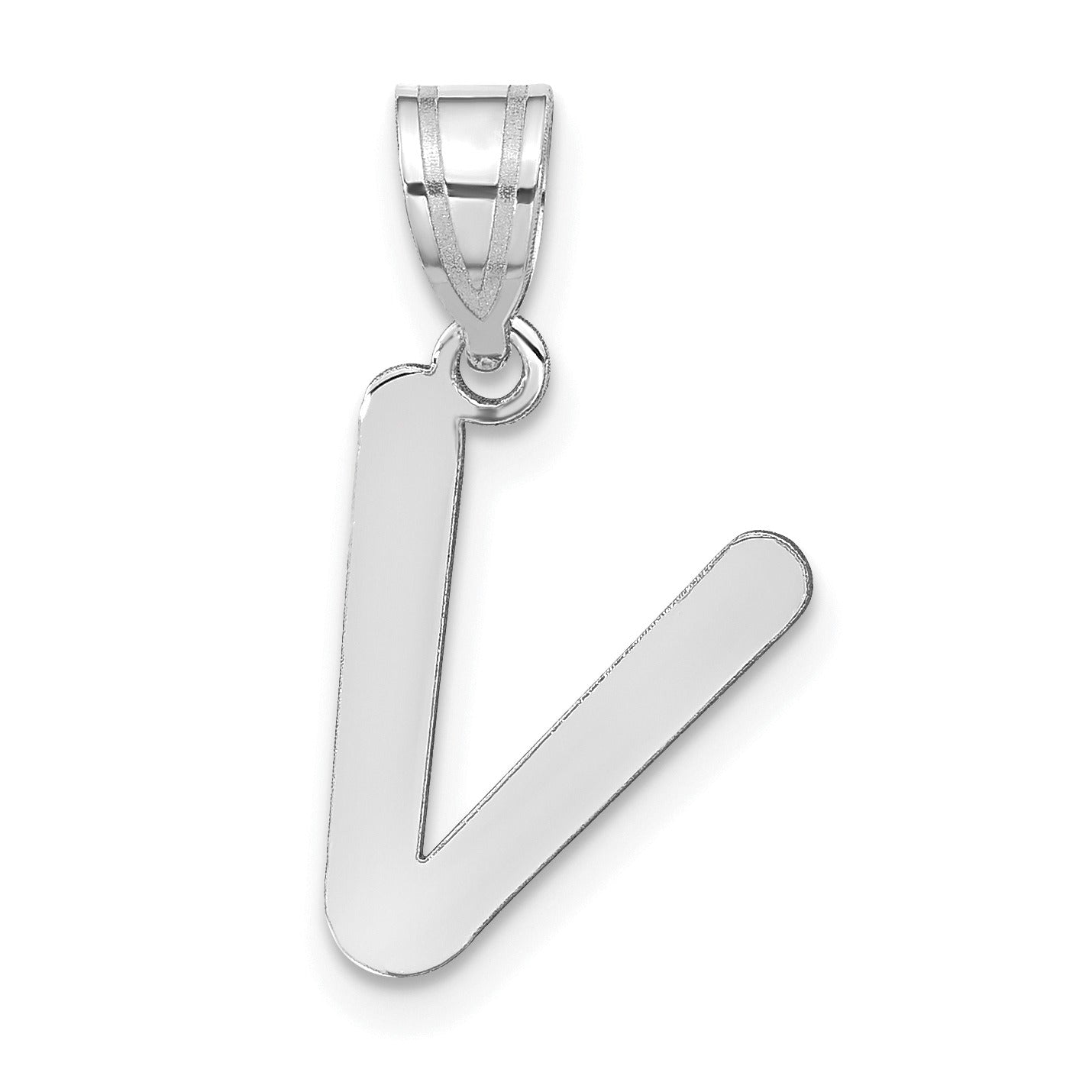 14K Gold Bubble Letter Initial Pendant Fine Color Jewels
