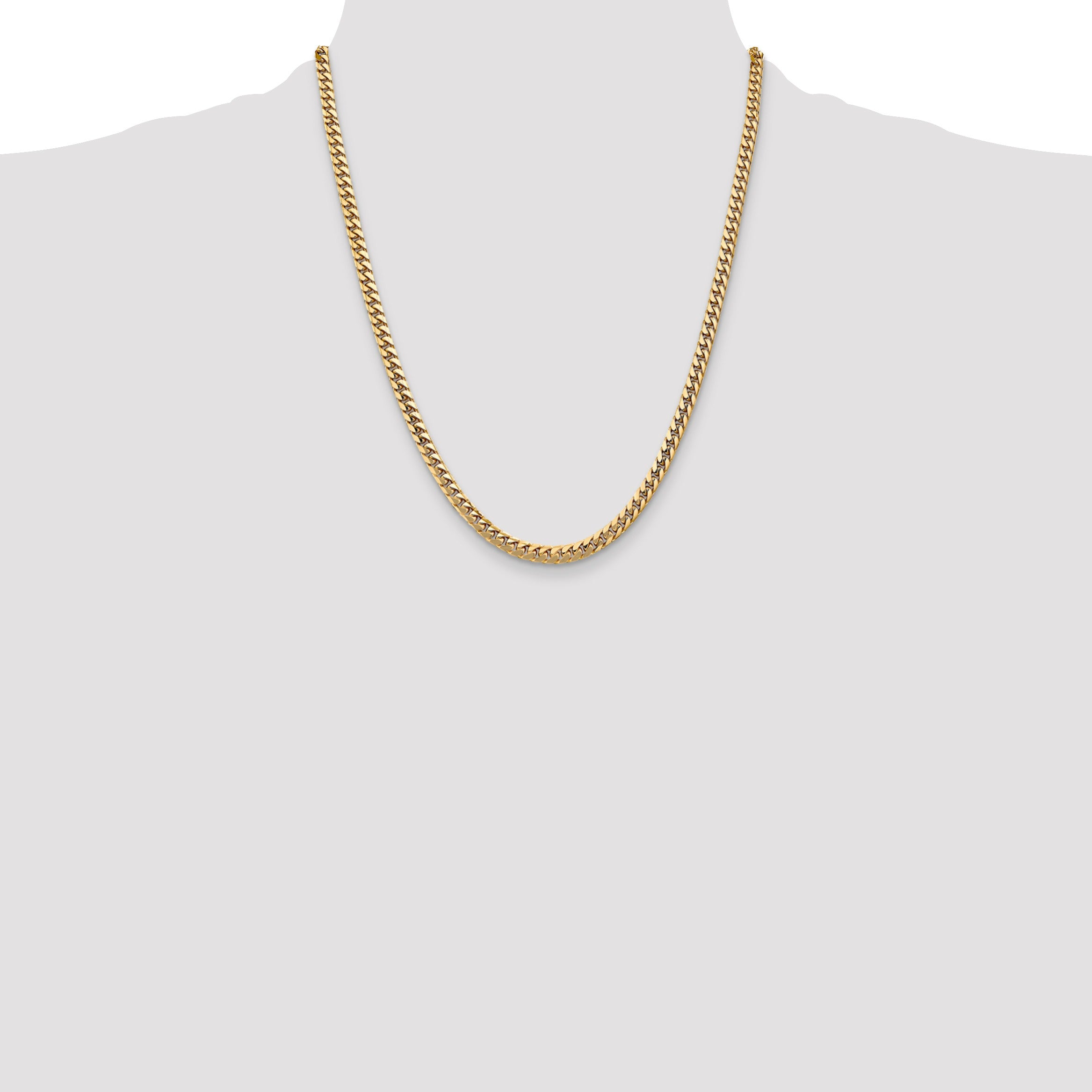 22 inch Miami Cuban Chain Necklace 10k