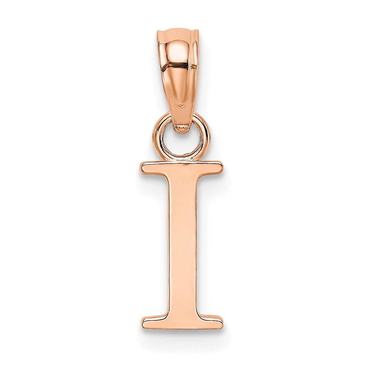 14k Gold Block Initial Letter Pendants Fine Color Jewels
