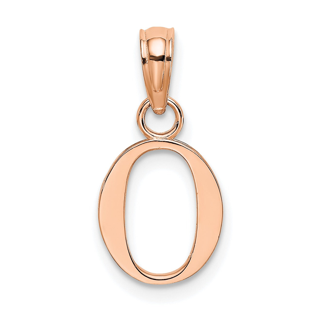 14k Gold Block Initial Letter Pendants Fine Color Jewels