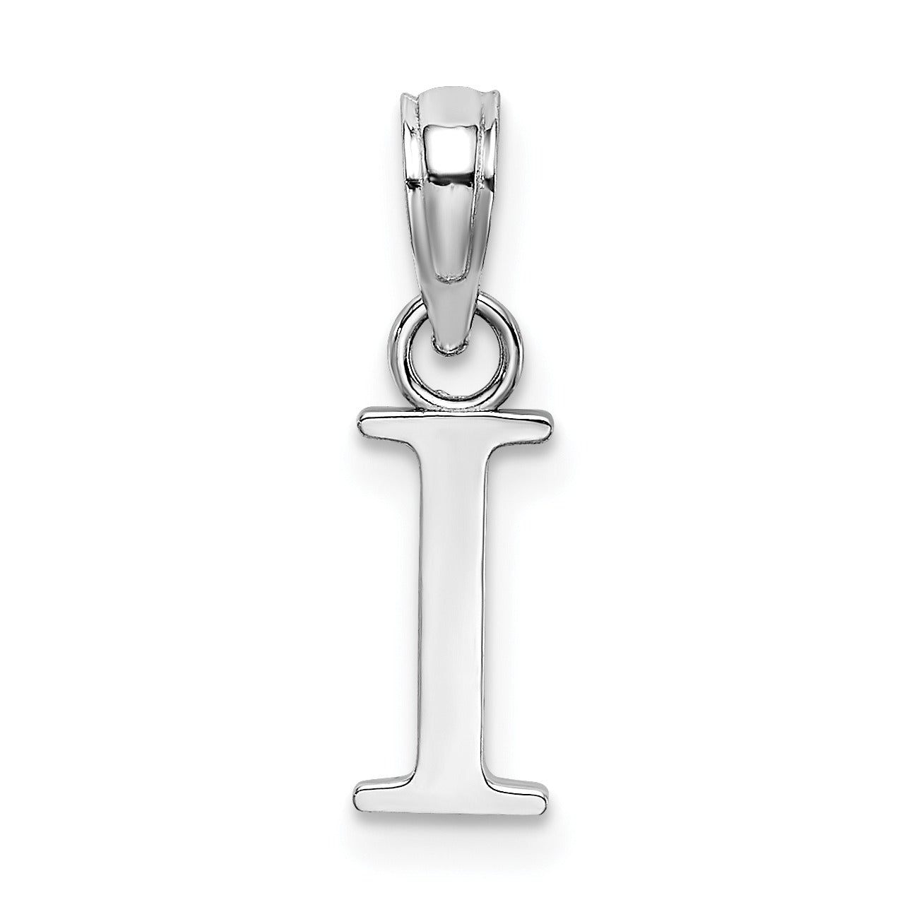 14k Gold Block Initial Letter Pendants Fine Color Jewels