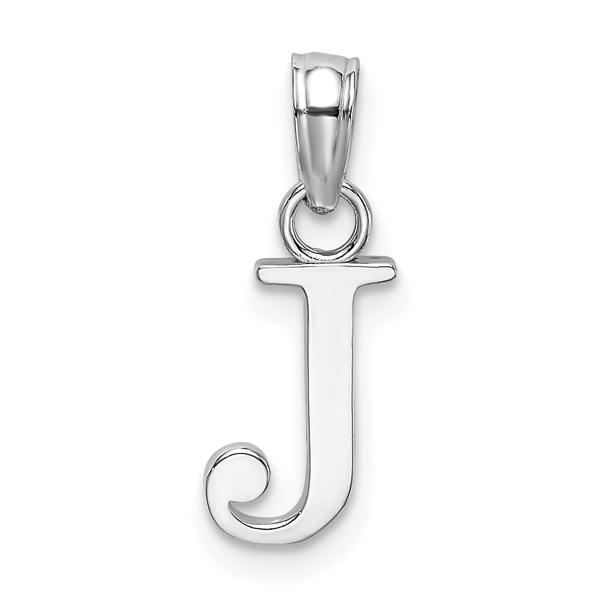 14k Gold Block Initial Letter Pendants Fine Color Jewels