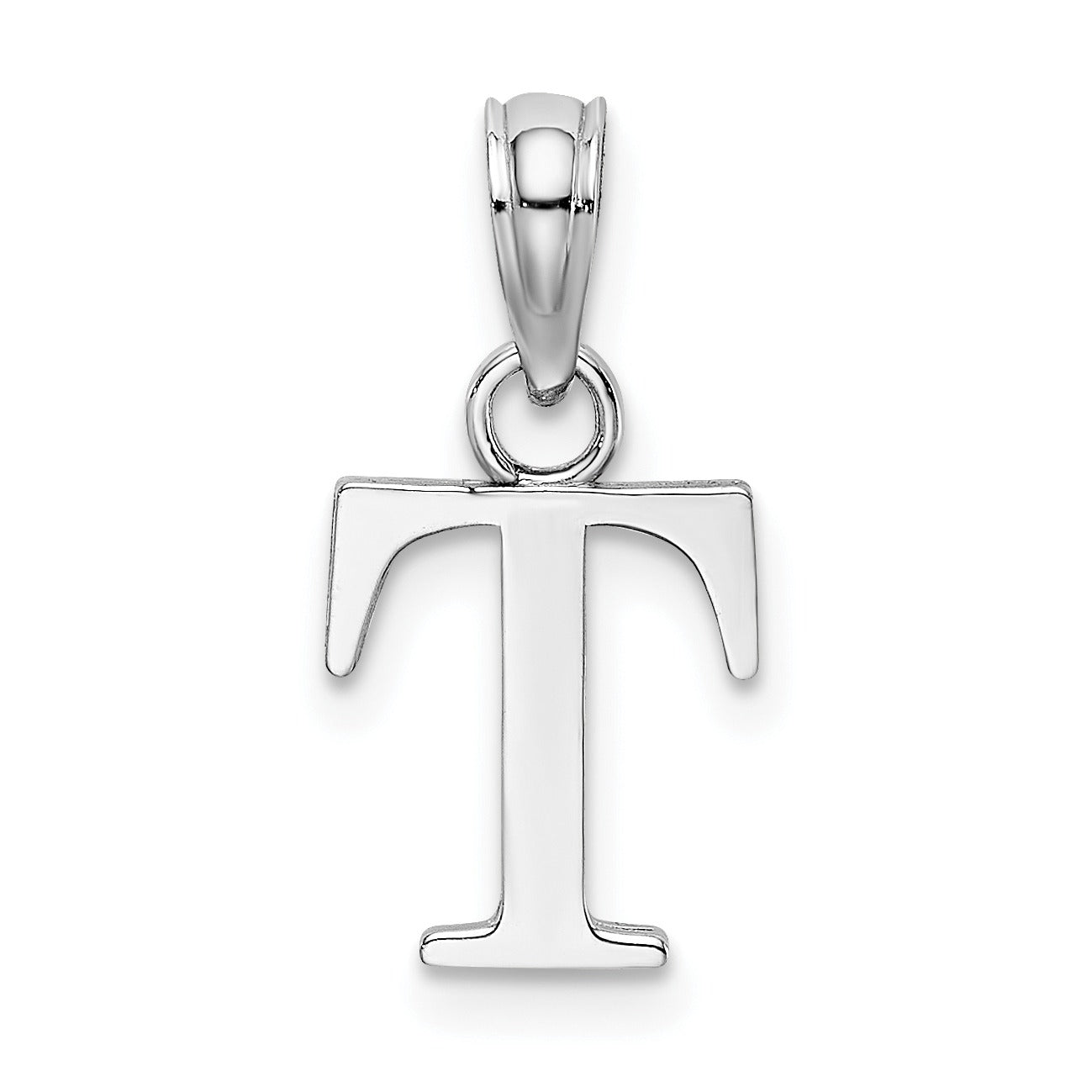 14k Gold Block Initial Letter Pendants Fine Color Jewels